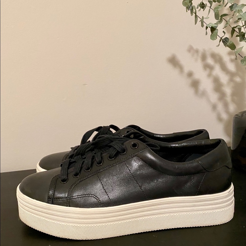 Marc Fisher Leather Platform Sneaker